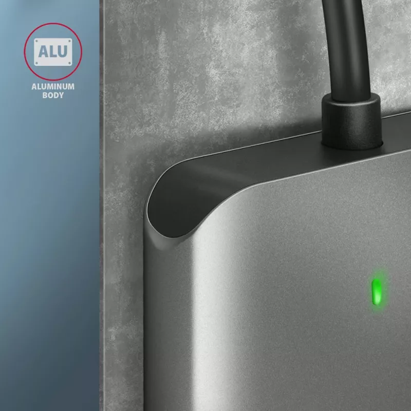 Axagon CRE-S3C lettore di schede di memoria in alluminio high speed USB-C 3.2 Gen 1, 3 slot, UHS-II