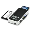 Axagon CRE-X1 lettore di schede esterno 5 slot, CF, CF Type II, MMC, MMC Mobile, MMCmicro, MS Duo, MS PRO, Memory Stick (MS), MicroDrive, MicroSD...,