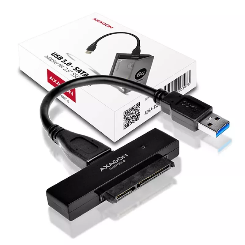Axagon ADSA-1S6 USB 3.0 - HDD SATA 2,5 pollici