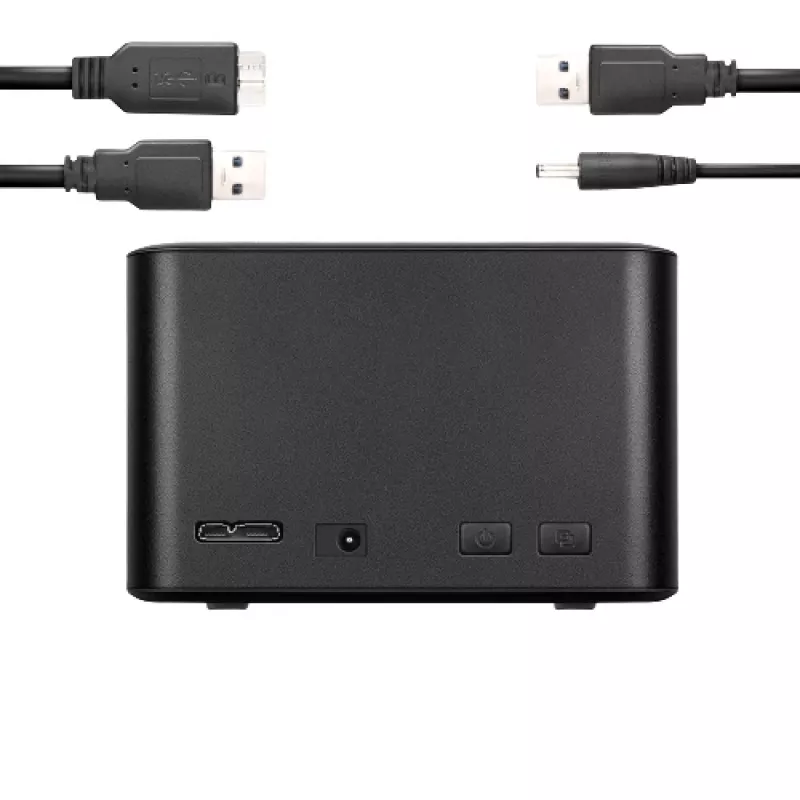 Axagon ADSA-D25 docking station mini SuperSpeed USB DUAL per SSD/HDD 2.5 pollici