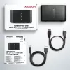 Axagon ADSA-D25 docking station mini SuperSpeed USB DUAL per SSD/HDD 2.5 pollici