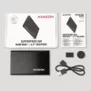Case per HDD/SSD AXAGON EE25-A6M — SATA 2,5 pollici, USB 3.2 Gen 1 (5 Gbit/s), Micro-USB B a USB Type-A, alluminio, nero