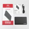 Axagon EE25-SL box esterno senza viti USB 3.2 Gen 1 - SATA 6G per SSD/HDD 2,5 pollici