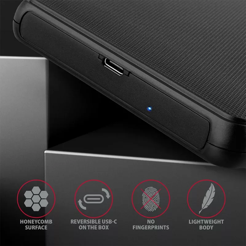 Axagon EE25-SLC case esterno senza viti USB-C 3.2 Gen 1 - SATA 6G per SSD/HDD 2,5 pollici