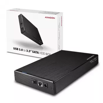 Axagon EE35-XA3 case esterno compatto in alluminio USB 3.2 Gen 1 SATA per dischi 3,5 pollici