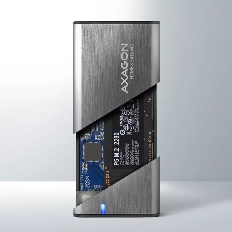 Axagon EEM2-SG2 box RAW SuperSpeed+ USB-C - SSD M.2 NVMe & SATA