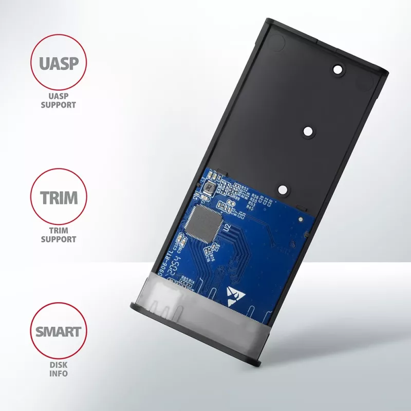 Axagon EEM2-SG2 box RAW SuperSpeed+ USB-C - SSD M.2 NVMe & SATA