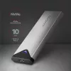 Axagon EEM2-UG2 case esterno in metallo USB-C 10Gbps per SSD M.2 NVMe. Argento