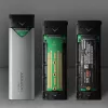 Axagon EEM2-UG2 case esterno in metallo USB-C 10Gbps per SSD M.2 NVMe. Argento