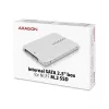 Axagon RSS-M2SD box interna in ALU 2,5 pollici SATA - SSD M.2 SATA, argento