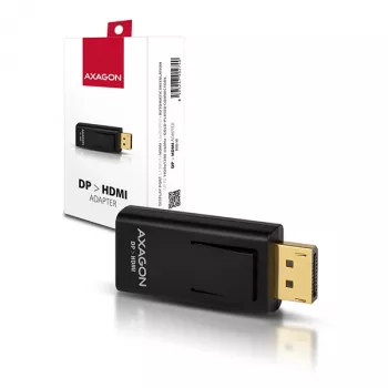 Convertitore di genere per cavi Axagon RVD-HI DisplayPort a HDMI nero