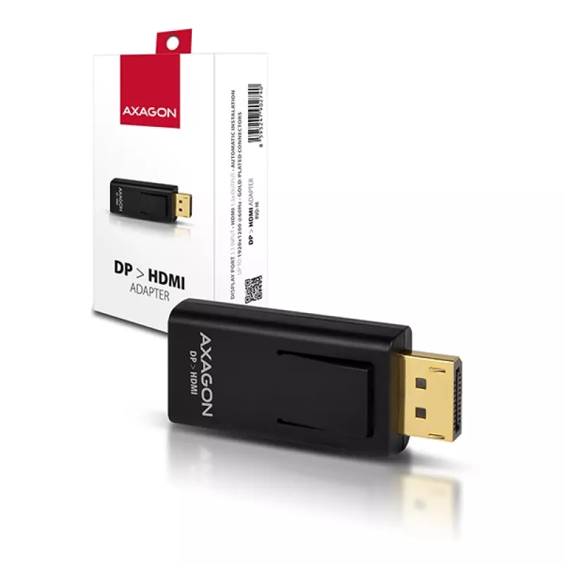 Convertitore di genere per cavi Axagon RVD-HI DisplayPort a HDMI nero