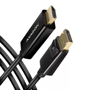 Axagon RVD-HI14C2 cavo DisplayPort -> HDMI 1.4 1,8m, 4K/30Hz