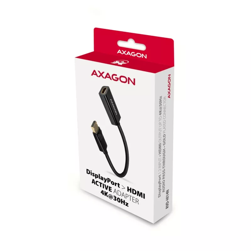 Axagon RVD-HI14N adattatore DisplayPort -> HDMI 1.4 4K/30Hz