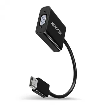 Axagon RVH-VGAN adattatore HDMI -> VGA FullHD, 1920x1200, uscita audio, alimentazione