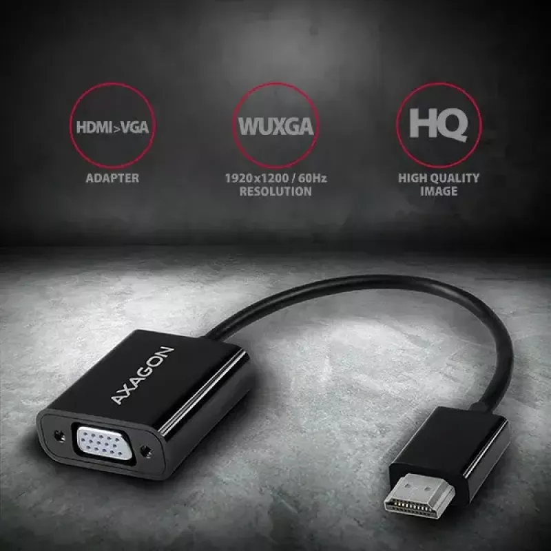 Axagon RVH-VGN adattatore HDMI -> VGA FullHD, 1920x1200