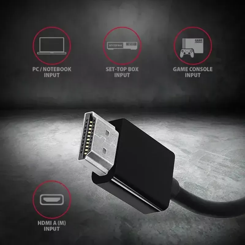 Axagon RVH-VGN adattatore HDMI -> VGA FullHD, 1920x1200