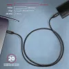 Axagon BUCM32-CM20AB SPEED+ cavo USB-C USB 20Gbps/100W 2 m