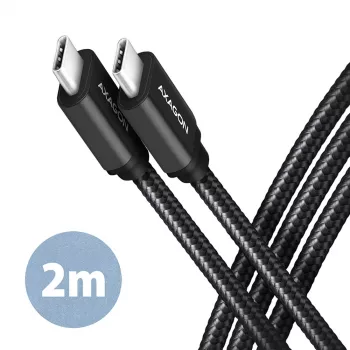 Axagon BUCM3-CM20AB SPEED cavo USB-C <> USB-C 3.2 Gen 1 2 m