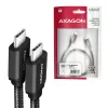 Axagon BUCM3-CM20AB SPEED cavo USB-C <> USB-C 3.2 Gen 1 2 m