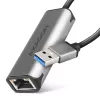 Adattatore 2.5 Gigabit Ethernet AXAGON ADE-25R — USB Type-C, 10/100/1000/2500 Mbit, 5000 Mbit/s, alluminio, grigio