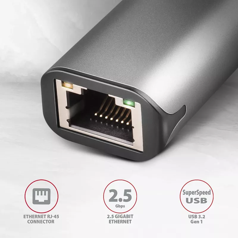 Axagon ADE-25RC adattatore SuperSpeed USB-C 2,5 Gigabit Ethernet