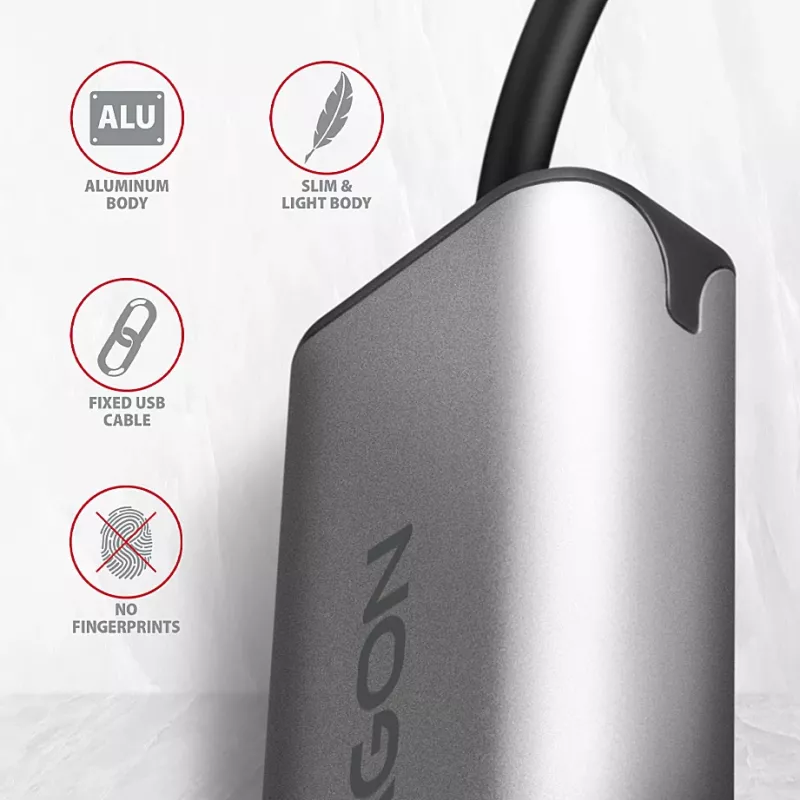 Axagon ADE-25RC adattatore SuperSpeed USB-C 2,5 Gigabit Ethernet