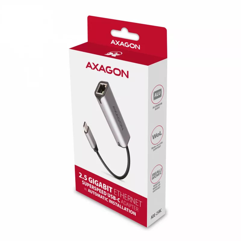 Axagon ADE-25RC adattatore SuperSpeed USB-C 2,5 Gigabit Ethernet