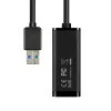 Axagon ADE-SR adattatore USB-A Gigabit Ethernet, con filo, USB, Ethernet, 1000 Mbit/s, nero