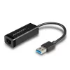 Axagon ADE-SR adattatore USB-A Gigabit Ethernet, con filo, USB, Ethernet, 1000 Mbit/s, nero