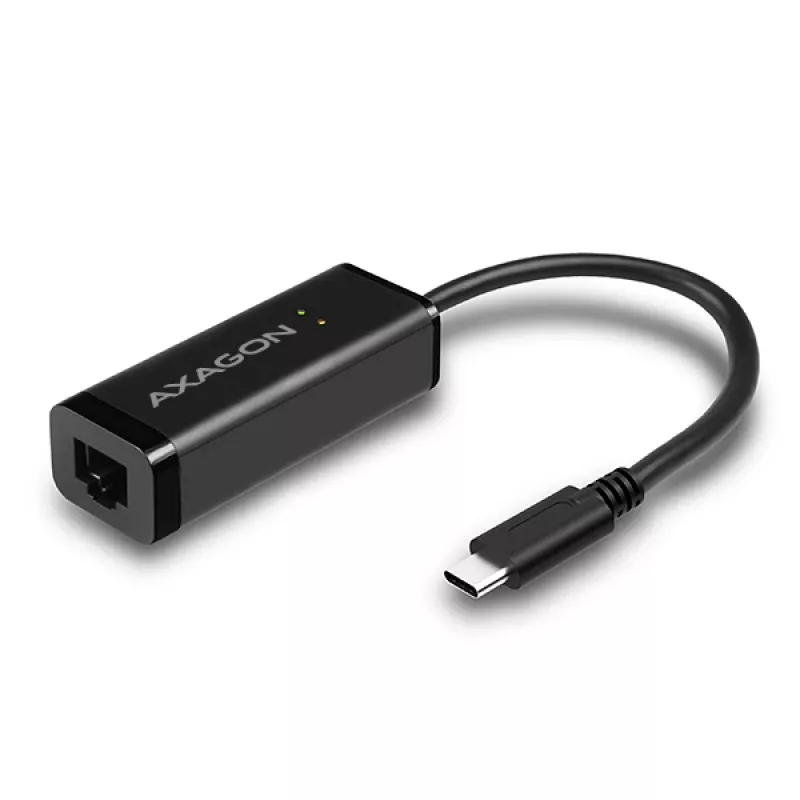 Axagon ADE-SRC adattatore USB-C Gigabit Ethernet, con filo, USB Type-C, Ethernet, 1000 Mbit/s, nero