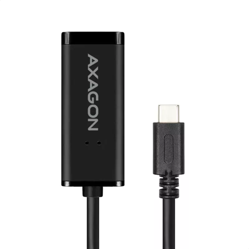 Axagon ADE-SRC adattatore USB-C Gigabit Ethernet, con filo, USB Type-C, Ethernet, 1000 Mbit/s, nero