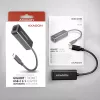Axagon ADE-SRC adattatore USB-C Gigabit Ethernet, con filo, USB Type-C, Ethernet, 1000 Mbit/s, nero