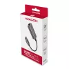 AXAGON Adattatore USB 3.2 Gen 1 Type-A a Gigabit Ethernet ADE-TR — 10/100/1000 Mbps, metallo grigio titanio, 5000 Mbit/s
