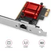 Axagon PCEE-G25 PCIe - adattatore 2.5 Gigabit Ethernet Realtek 8125, PXE, con SP & LP