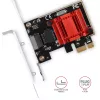 AXAGON PCEE-GIX scheda di rete PCIe Gigabit Ethernet, Intel I210-AT