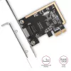 Axagon PCEE-GRF PCIe - adattatore Gigabit Ethernet Realtek 8111F incl. SP & LP