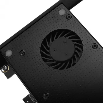 Axagon PCEM2-DC PCIe x4 - adattatore per slot M.2 NVMe M-Key + SATA B-Key con dissipatore, SP & LP