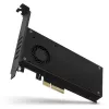 Axagon PCEM2-DC PCIe x4 - adattatore per slot M.2 NVMe M-Key + SATA B-Key con dissipatore, SP & LP
