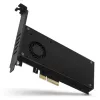 Axagon PCEM2-DC PCIe x4 - adattatore per slot M.2 NVMe M-Key + SATA B-Key con dissipatore, SP & LP