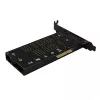 Axagon PCEM2-DC PCIe x4 - adattatore per slot M.2 NVMe M-Key + SATA B-Key con dissipatore, SP & LP
