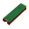 Axagon CRL-M2 dissipatore passivo in alluminio per tutti gli SSD M.2, formato 2280, altezza 12 mm.