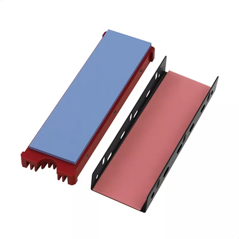 Axagon CRL-M2 dissipatore passivo in alluminio per tutti gli SSD M.2, formato 2280, altezza 12 mm.