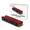 Axagon CRL-M2 dissipatore passivo in alluminio per tutti gli SSD M.2, formato 2280, altezza 12 mm.