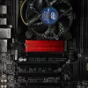 Axagon CRL-M2 dissipatore passivo in alluminio per tutti gli SSD M.2, formato 2280, altezza 12 mm.