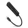 Hub USB-C Axagon HMC-GL3A 3x USB-A Gbit-LAN nero
