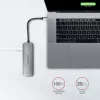 Axagon HMC-5 hub USB 3.2 Gen 1, 2x USB-A, HDMI, SD/microSD, PD 100W, cavo USB-C 20 cm