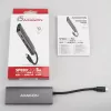 Axagon HMC-5G2 SPEEDSTER hub USB-C 5 in 1, 2x USB-A, 2x USB-C, HDMI, PD 60 W