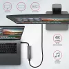 Axagon HMC-5G2 SPEEDSTER hub USB-C 5 in 1, 2x USB-A, 2x USB-C, HDMI, PD 60 W