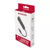 Axagon HUE-MSA switch hub Superspeed USB-A 4x USB 3.0 attivo - 20cm nero USB 3.2 Gen 1 (3.1 Gen 1) Type-A 5000 Mbit/s grigio